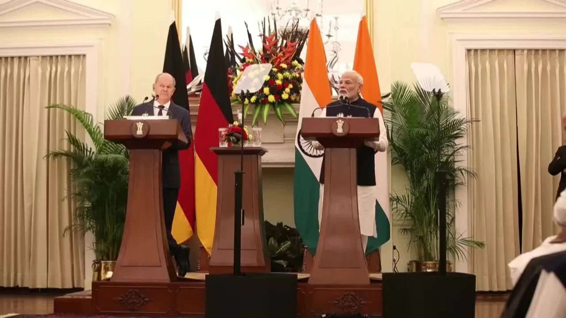 India y Alemania aumentan su cooperación en tecnología y energía durante visita de Scholz