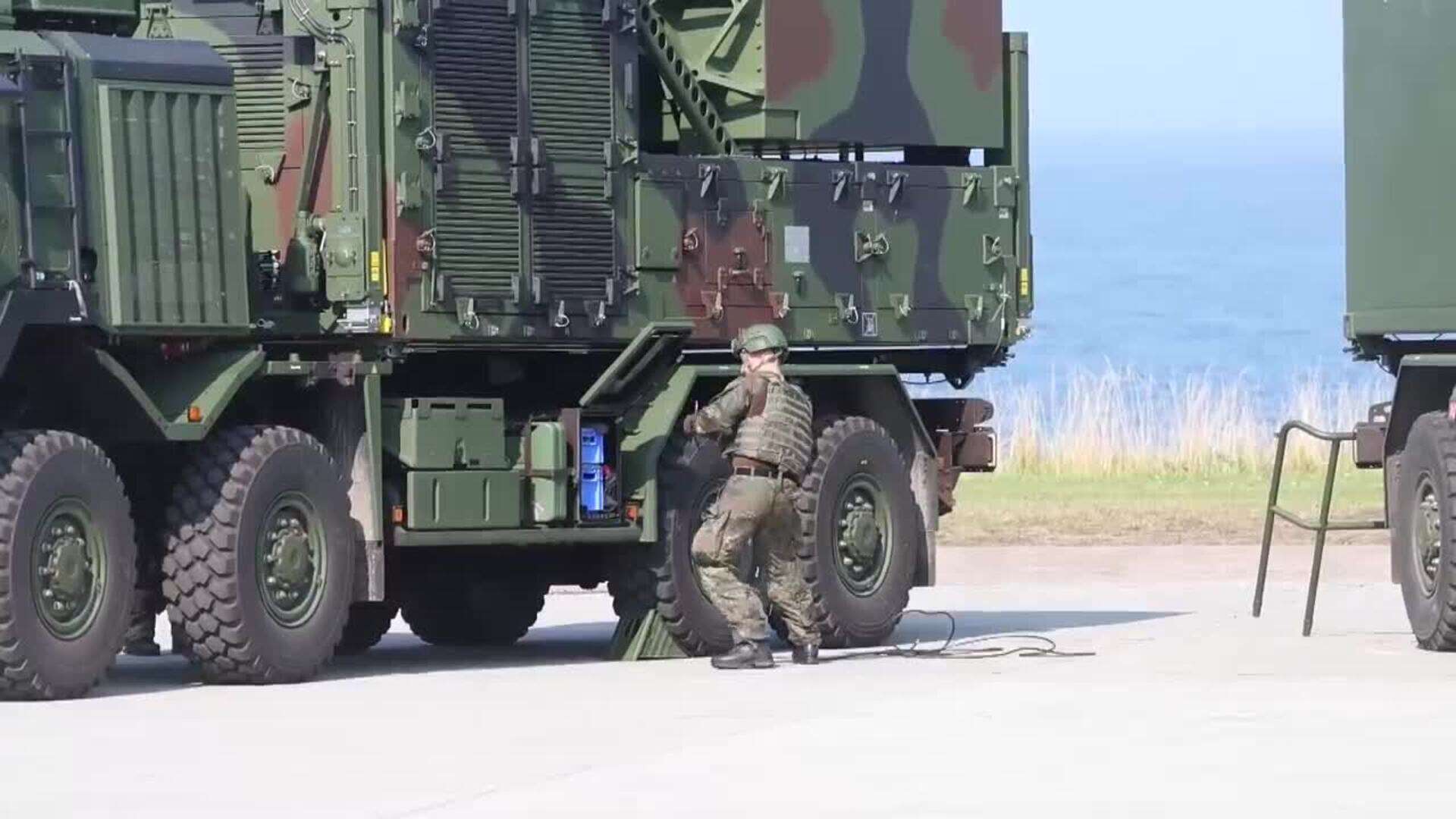 Scholz participa en la ceremonia de puesta en funcionamiento del primer Iris-T para Alemania