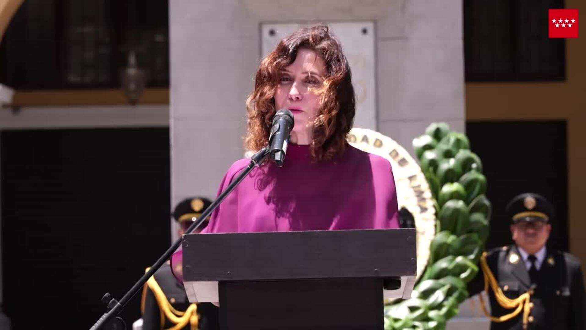 Ayuso celebra la cercanía de Lima y Madrid 