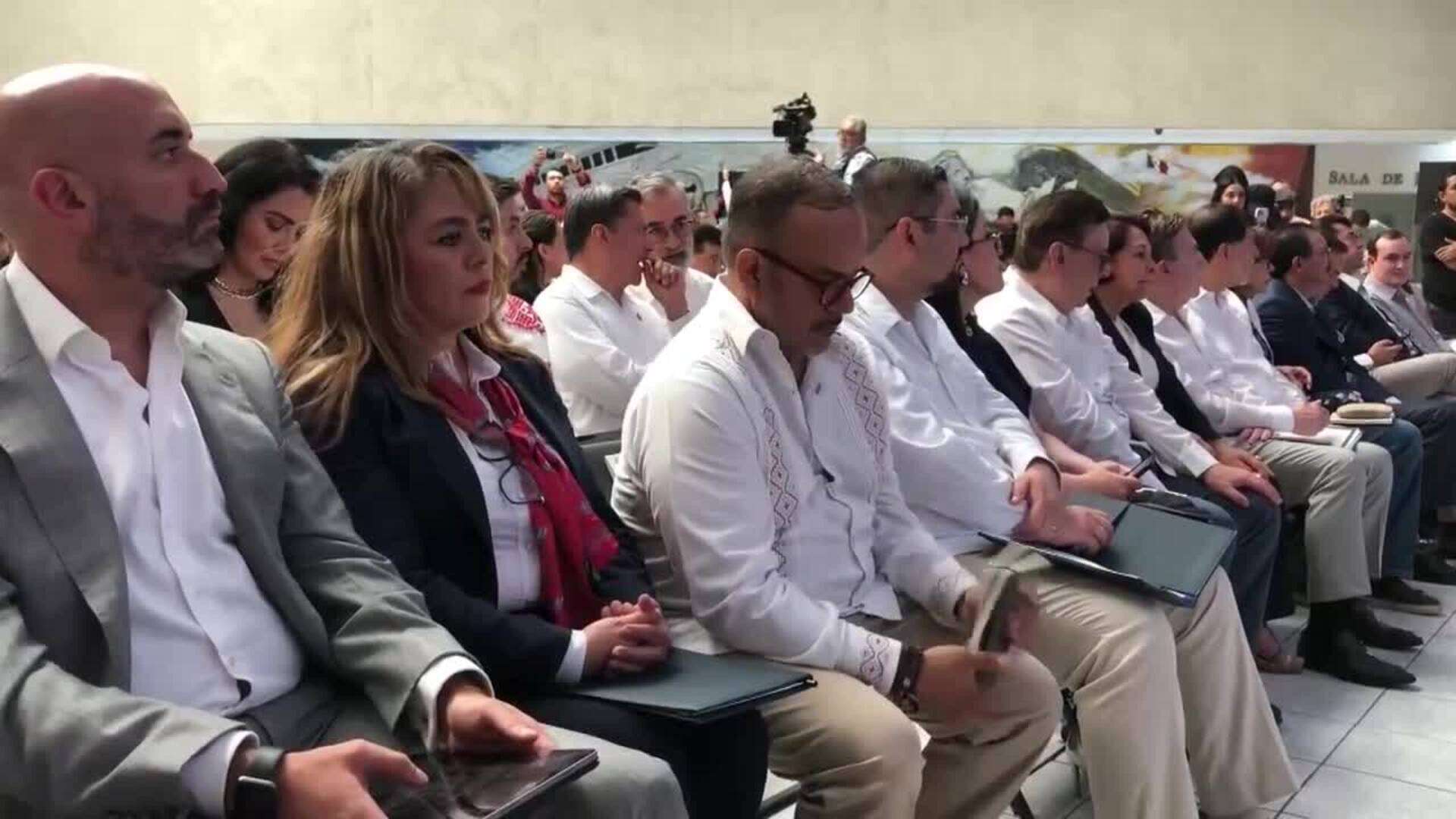 Trabajadores del Poder Judicial se manifiestan contra reforma de López Obrador en Chiapas