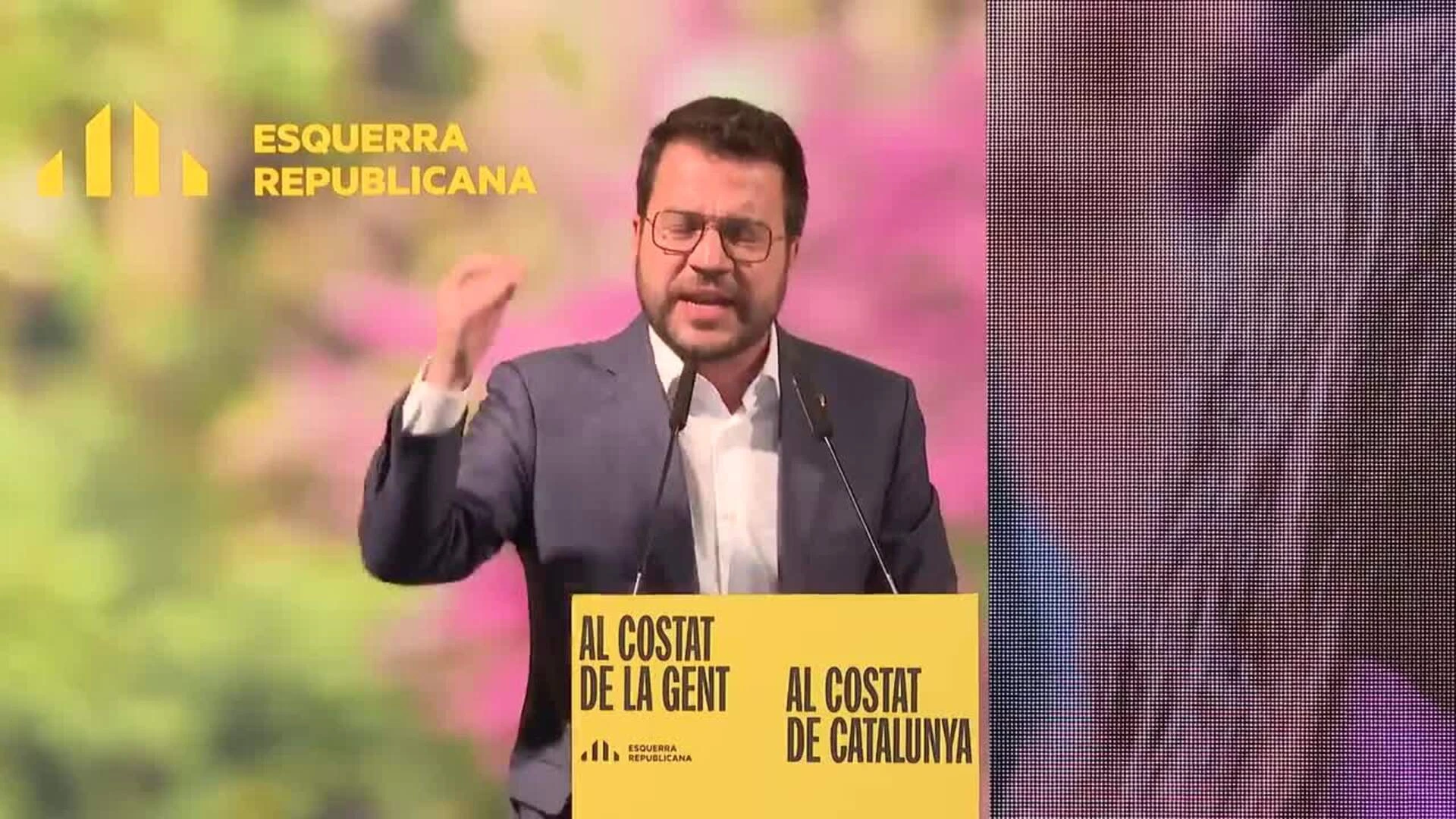 Aragonès advierte que si Illa (PSC) gobierna invitará a Felipe VI a la Generalitat
