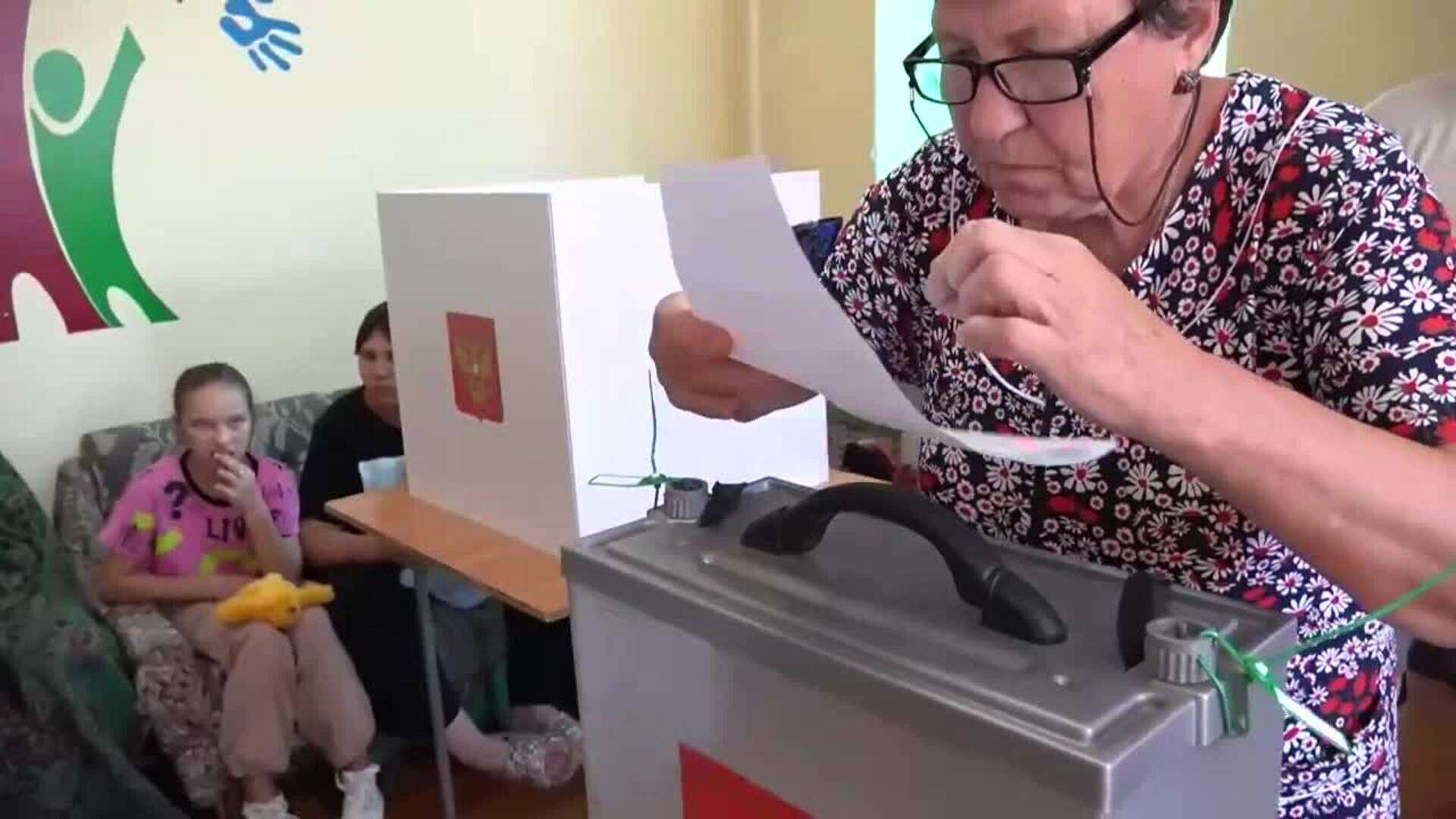 Jornada de votación en Kursk