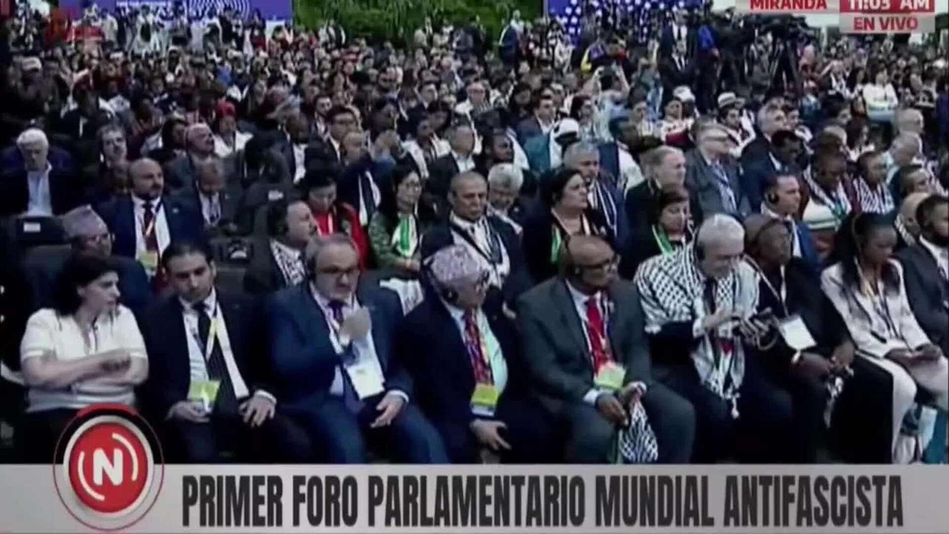 Venezuela inaugura un foro parlamentario antifascista con legisladores de 70 países