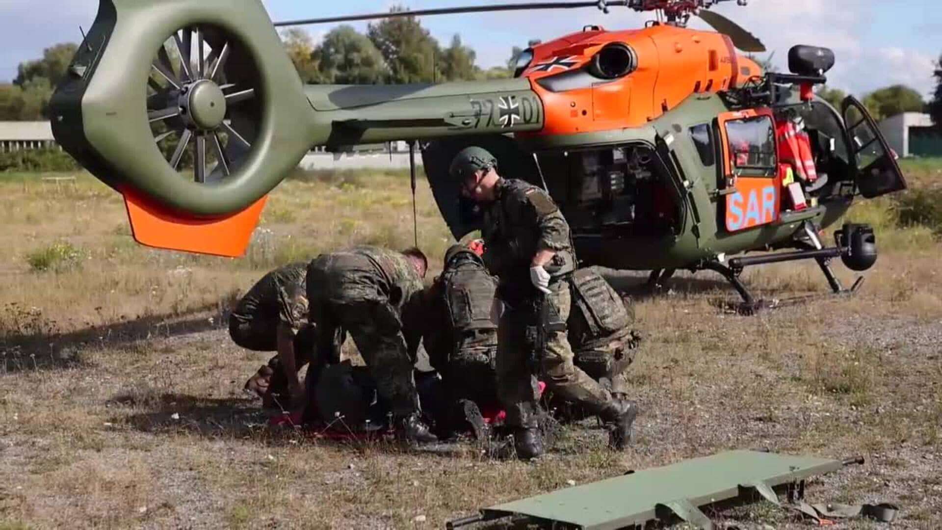 Ejército alemán realiza simulacro de protección civil con 300 participantes en Düsseldorf