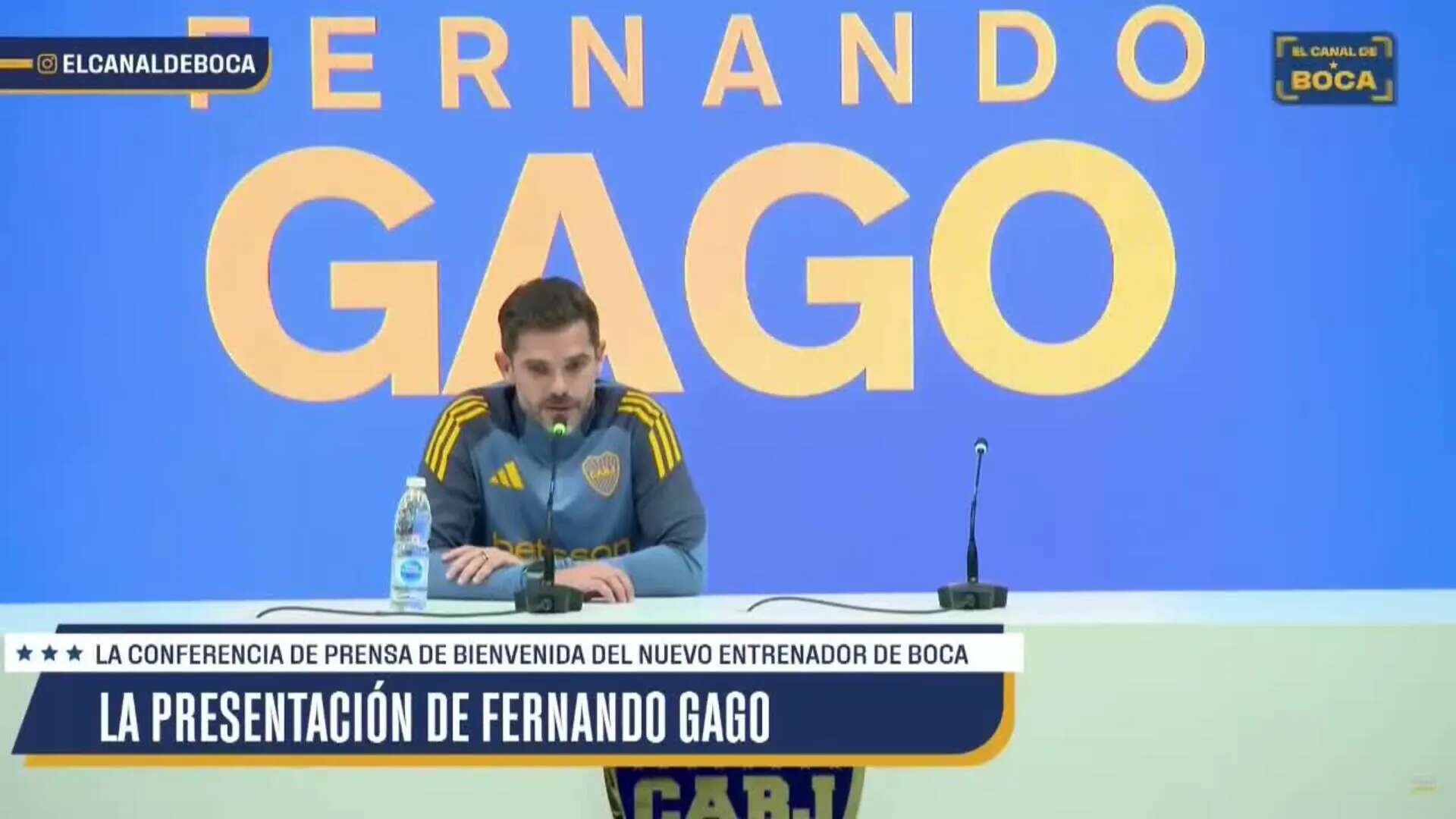 Boca Juniors presentó a Fernando Gago como nuevo entrenador