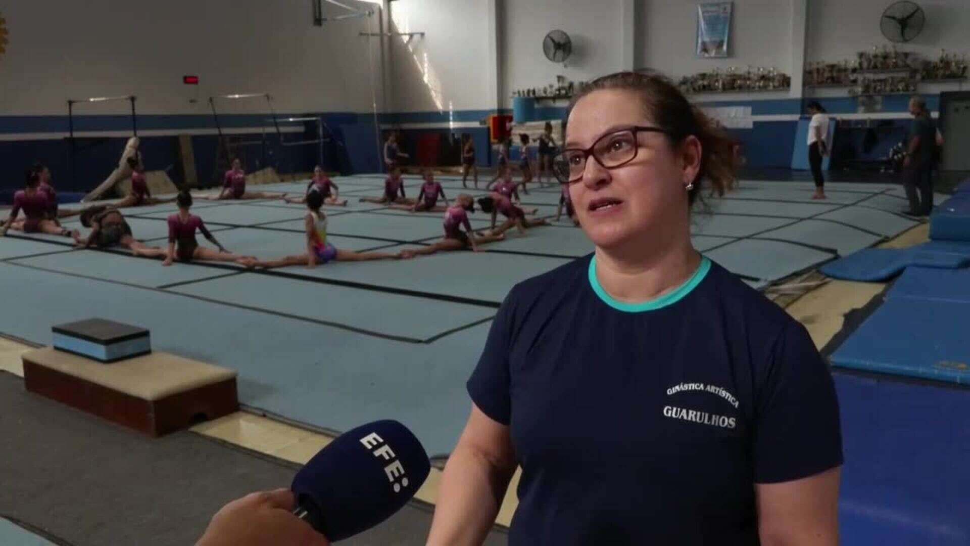 Rebeca Andrade despierta el interés de las niñas brasileñas en la gimnasia