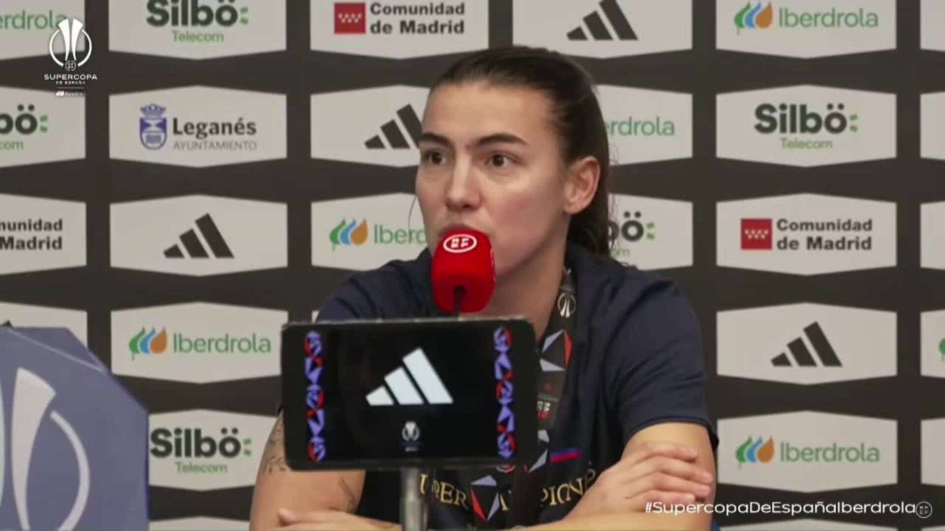 Patri Guijarro, MVP de la final de la Supercopa, y autora del mejor gol del partido