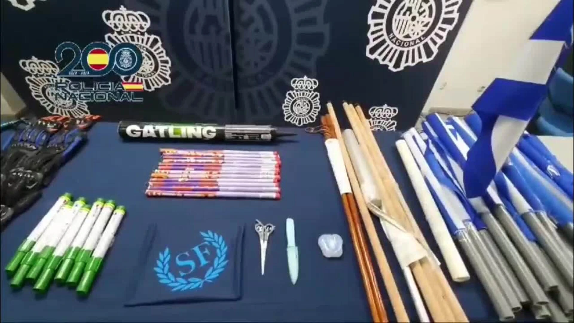 La Policía evita una reyerta multitudinaria entre más de 100 ultras del Betis y Alavés