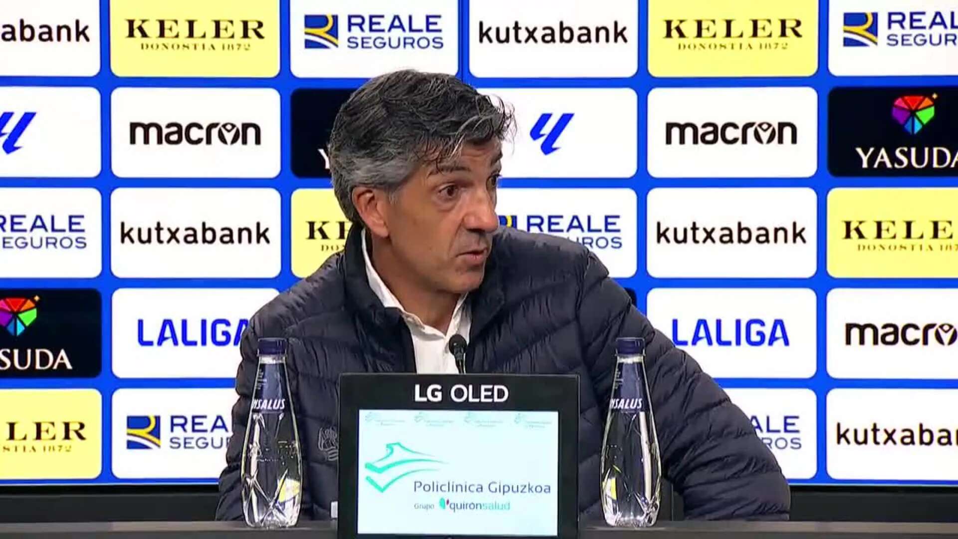 Alguacil valora que ir 0-2 abajo ante Osasuna 