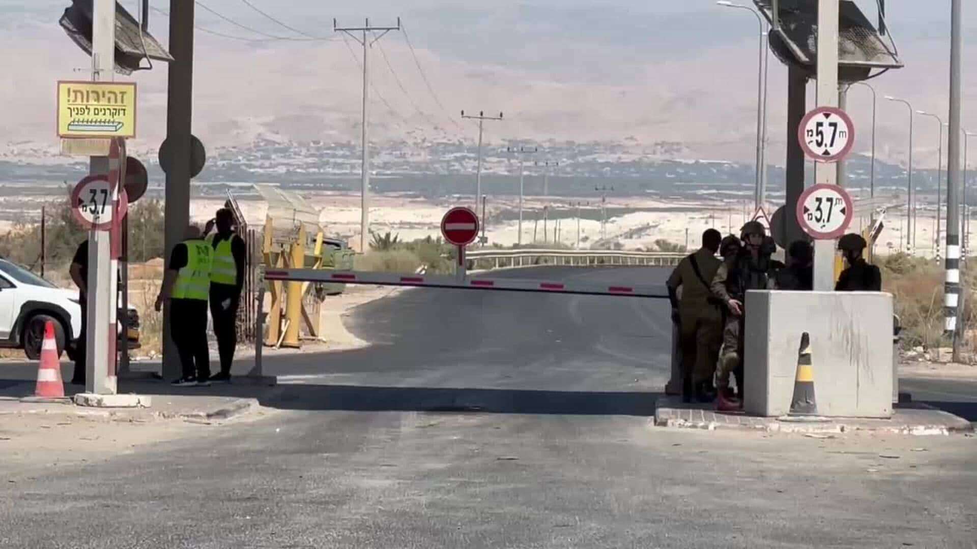 Tres israelíes muertos por disparos en un paso fronterizo entre Cisjordania ocupada y Jordania