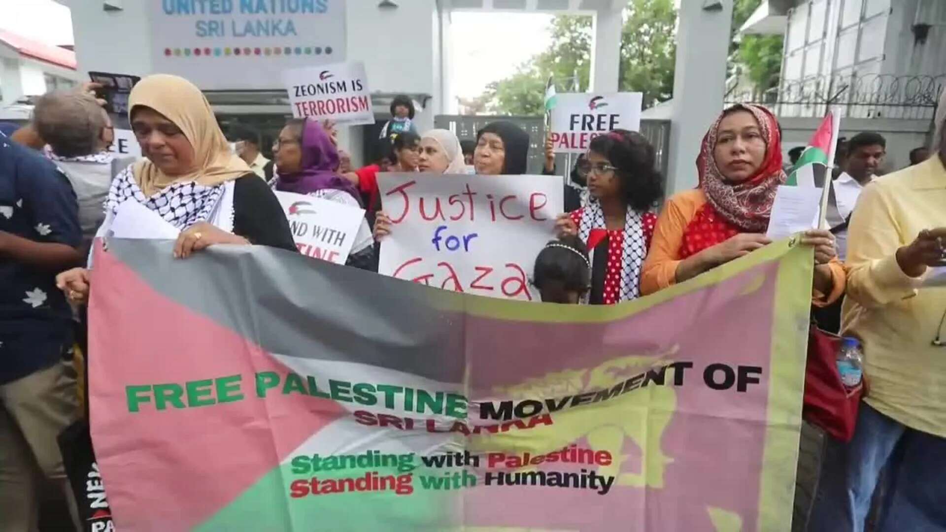 Varios países de Asia se unen a las manifestaciones propalestina