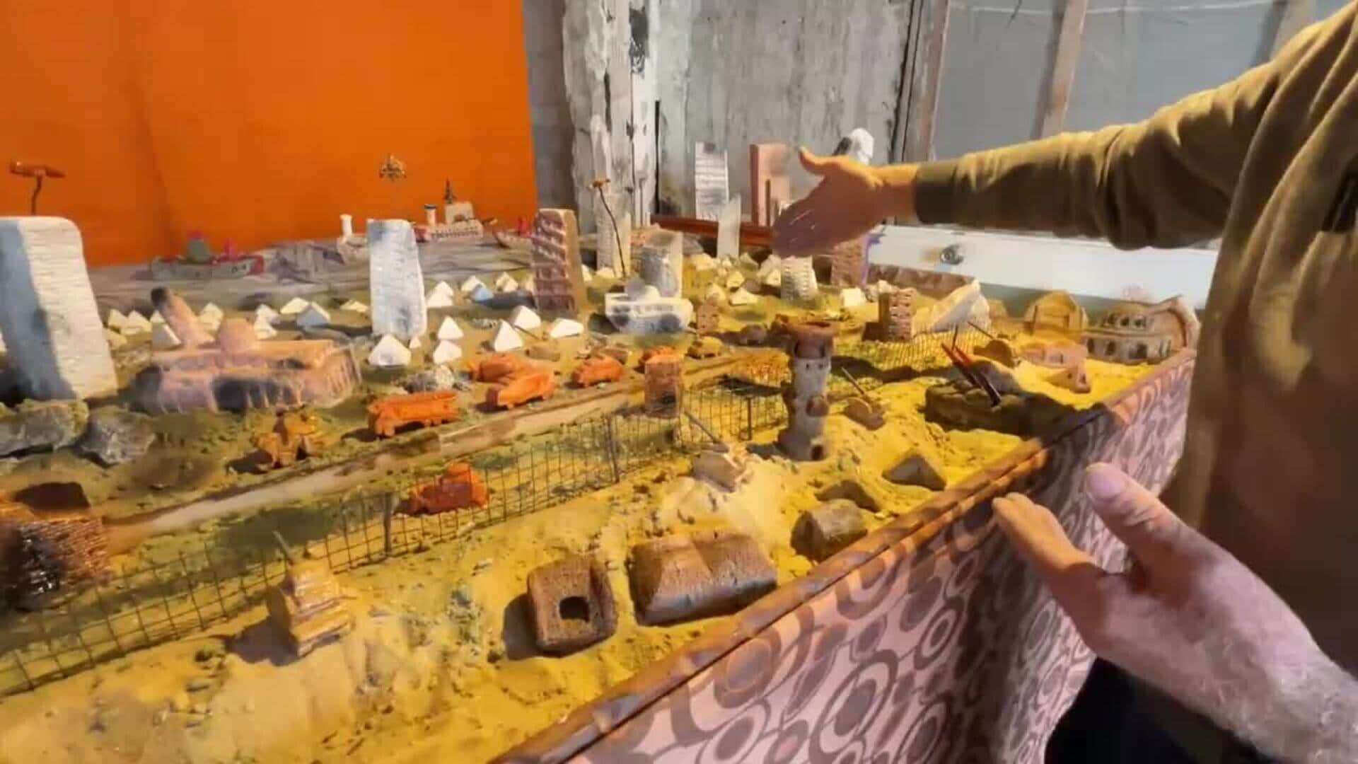 Artista palestino transforma su hogar en un museo para preservar la memoria de Gaza y su historia