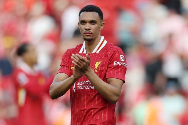 Liverpool fans spot 'new Trent Alexander-Arnold range' as TV star models gear