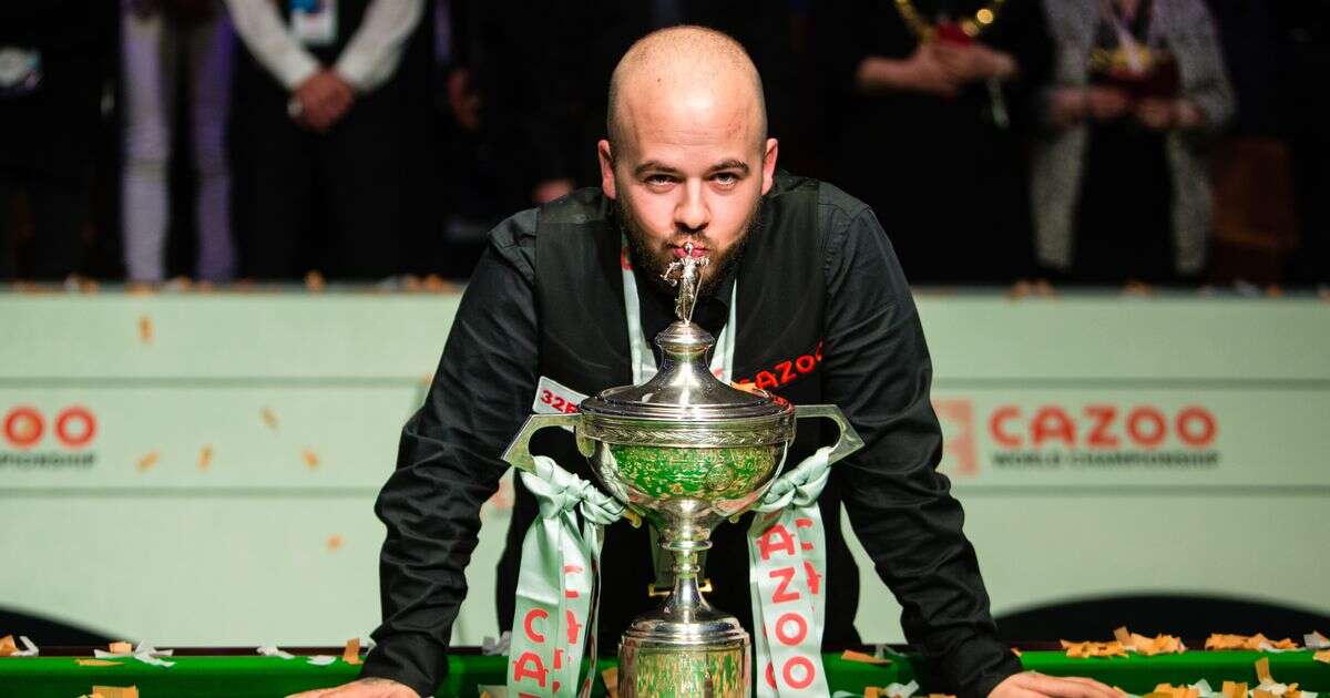 Luca Brecel reveals what he’s done with World Snooker trophy – ‘I’ve not really seen it’Snooker World Championship