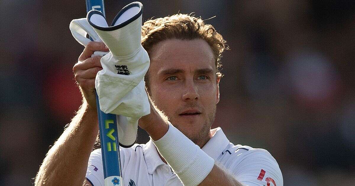 Stuart Broad left with 'blood everywhere' moments after fairytale retirementStuart Broad