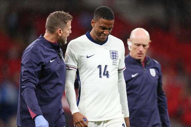 Aston Villa handed injury worry as Ezri Konsa forced off for England