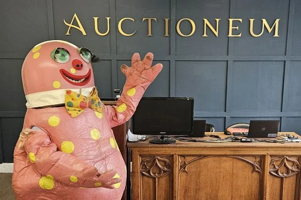 Mr Blobby is up for sale and he could fetch thousands