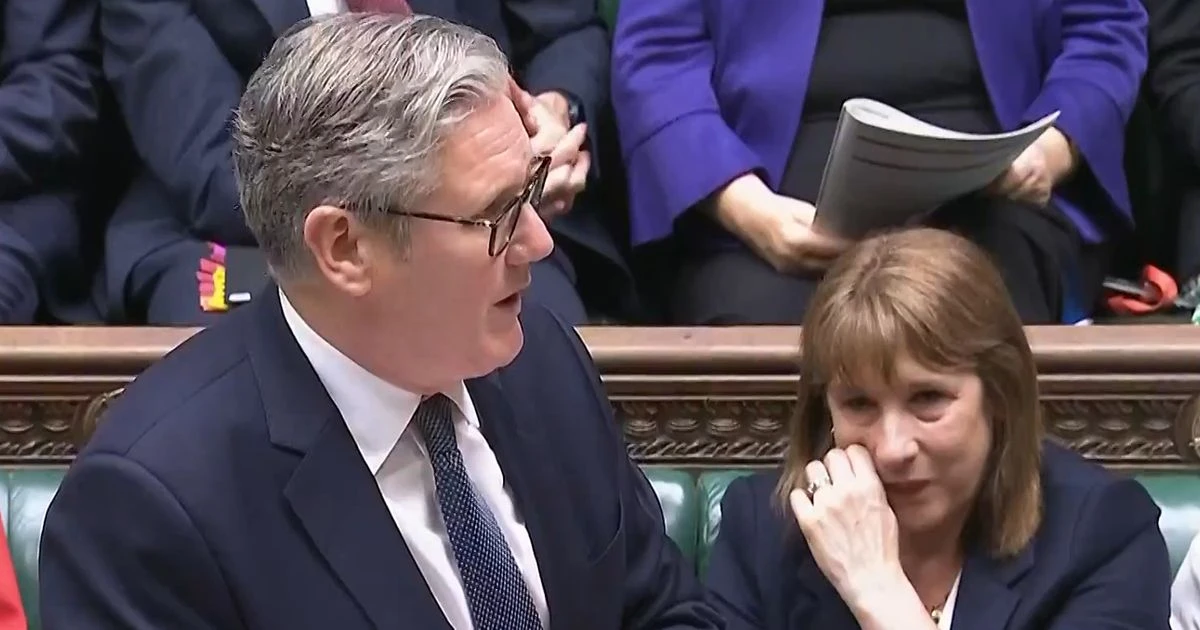 Keir Starmer speaks about Rachel Reeves' tears at PMQs - 'nothing to do with politics'