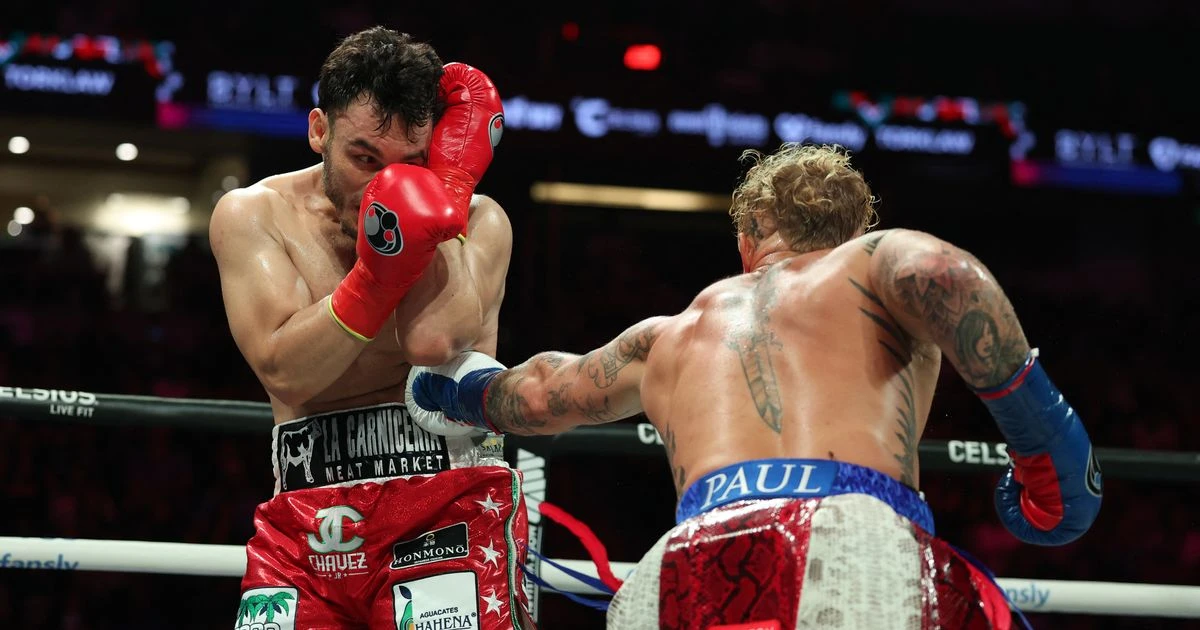 Jake Paul beats Julio Cesar Chavez Jr in first fight since Mike Tyson win