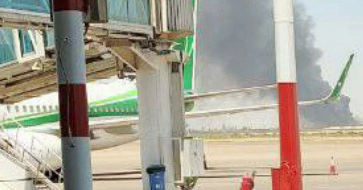 Baghdad Airport fire: Mystery blaze 'breaks out' inside US forces controlled area