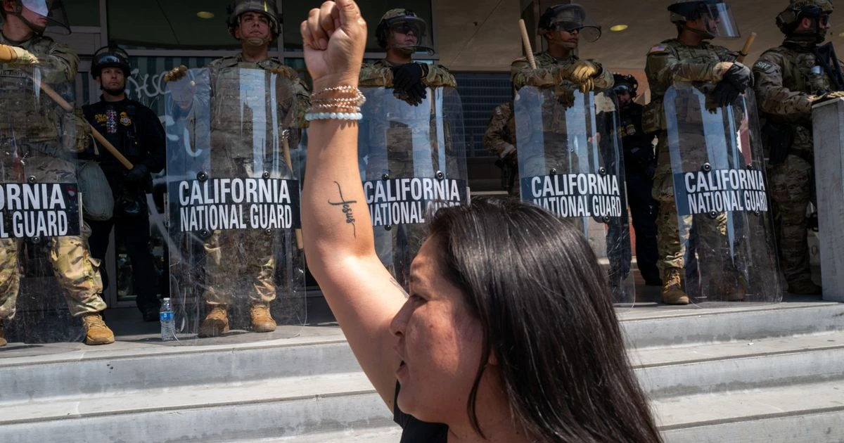 LiveLA riots LIVE: Donald Trump accused of 'ego trip' as 2,000 more National Guard braced