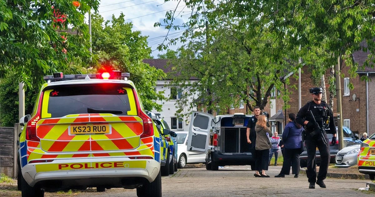Baby among three rushed to hospital after dog attack as armed cops swarm