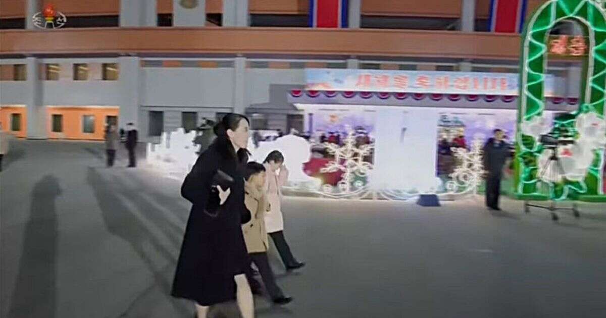 Two secret family members of Kim Jong-un glimpsed as one child could be next leader