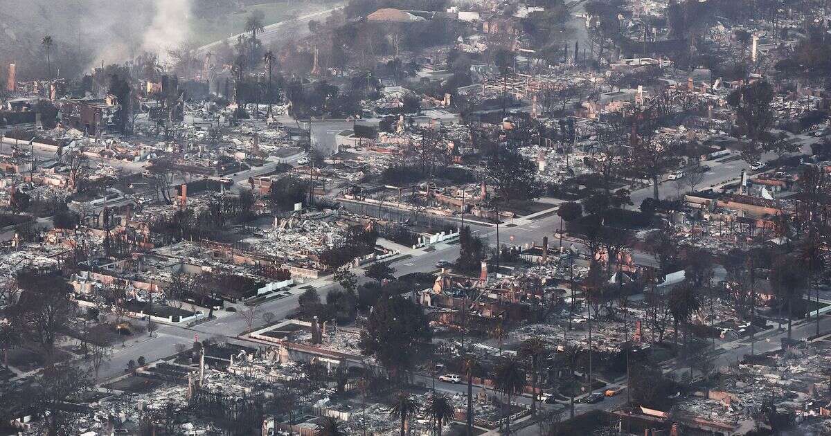 LA wildfires: Haunting drone footage shows homes reduced to ash by horror blaze