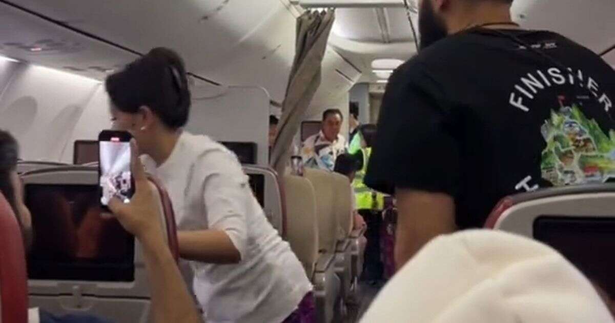 Screaming plane passenger 'refuses to wear seatbelt' and causes flight delay