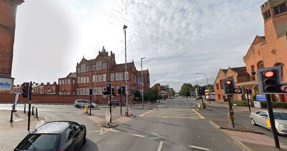 Leicester crash: Woman and two kids rushed to hospital after police car ploughs into them on chase