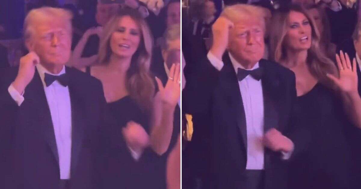 Donald and Melania Trump spotted grooving to president elect's favourite song in cringe video