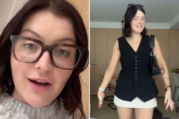 Woman wears short skirt to work and immediately regrets it