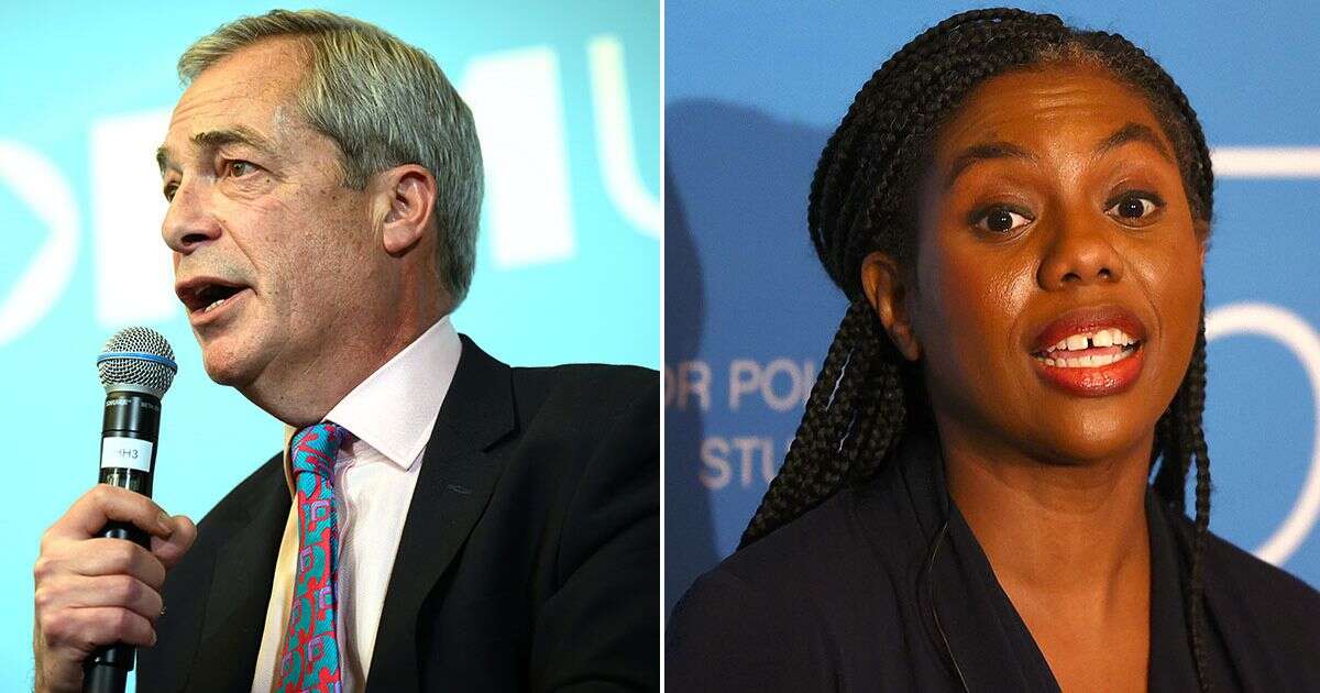 Nigel Farage's Reform 'breathing down Kemi Badenoch's neck' as poll shows Tory collapse