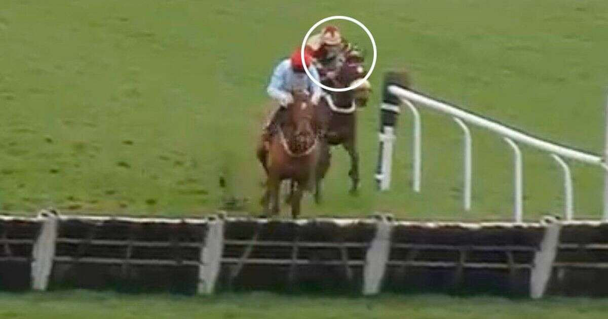 Jockey James Bowen gets trapped underneath horse and then goes on to ride winner