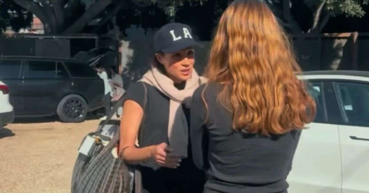 Meghan Markle ignores 'disaster tourist' backlash as she helps more LA fire victims