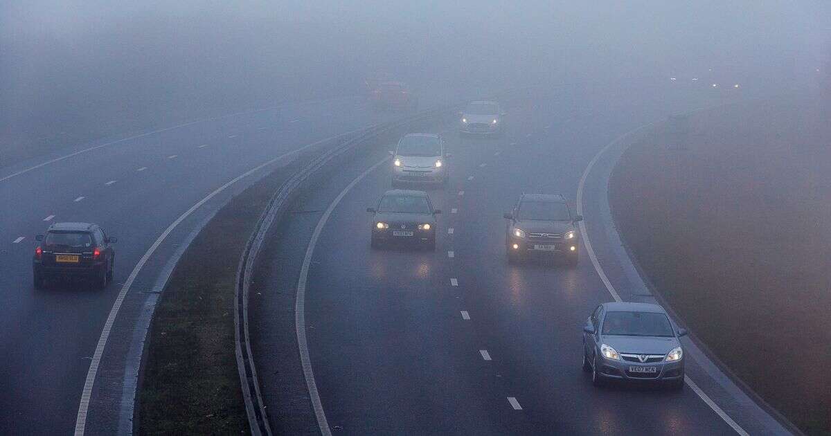 Met Office lists key tips for staying safe in fog as weather warning issued