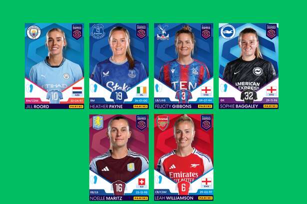 6 Free Barclay's Women's Super League Stickers from Panini