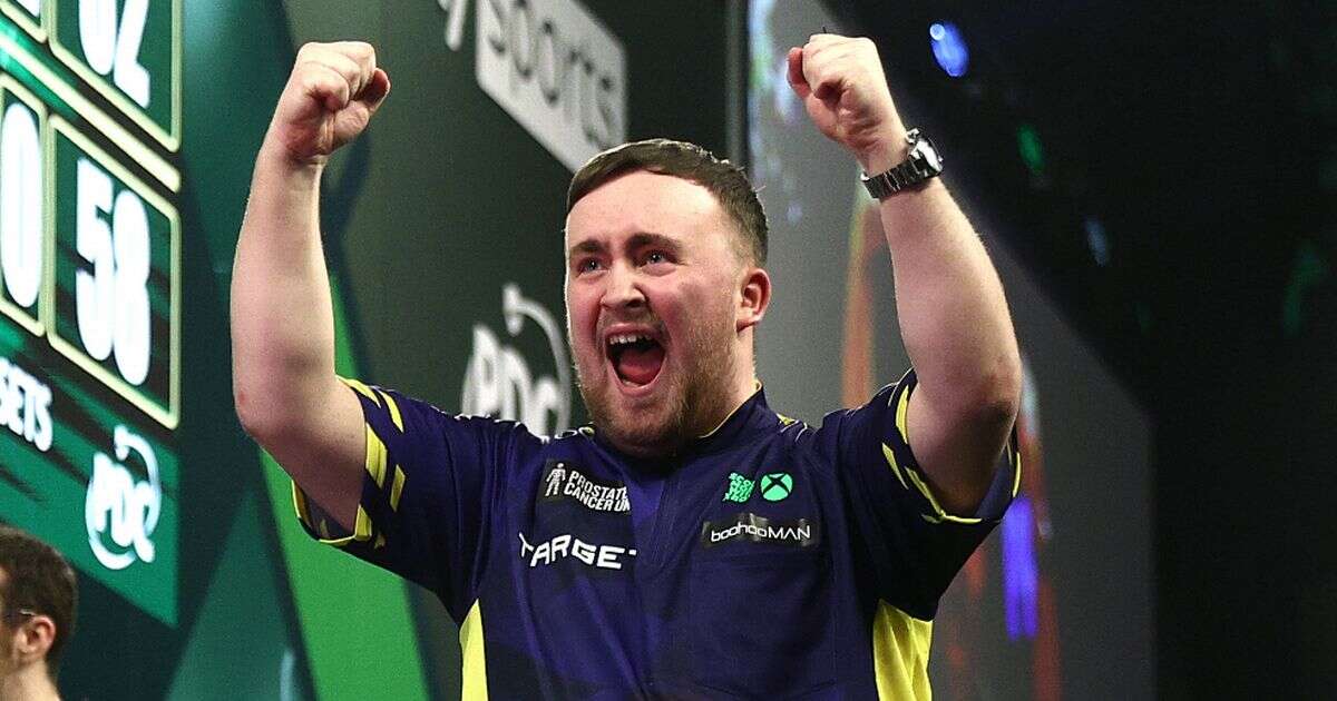 Luke Littler's 'cocky' reaction suddenly changed as he celebrated winning World Darts title