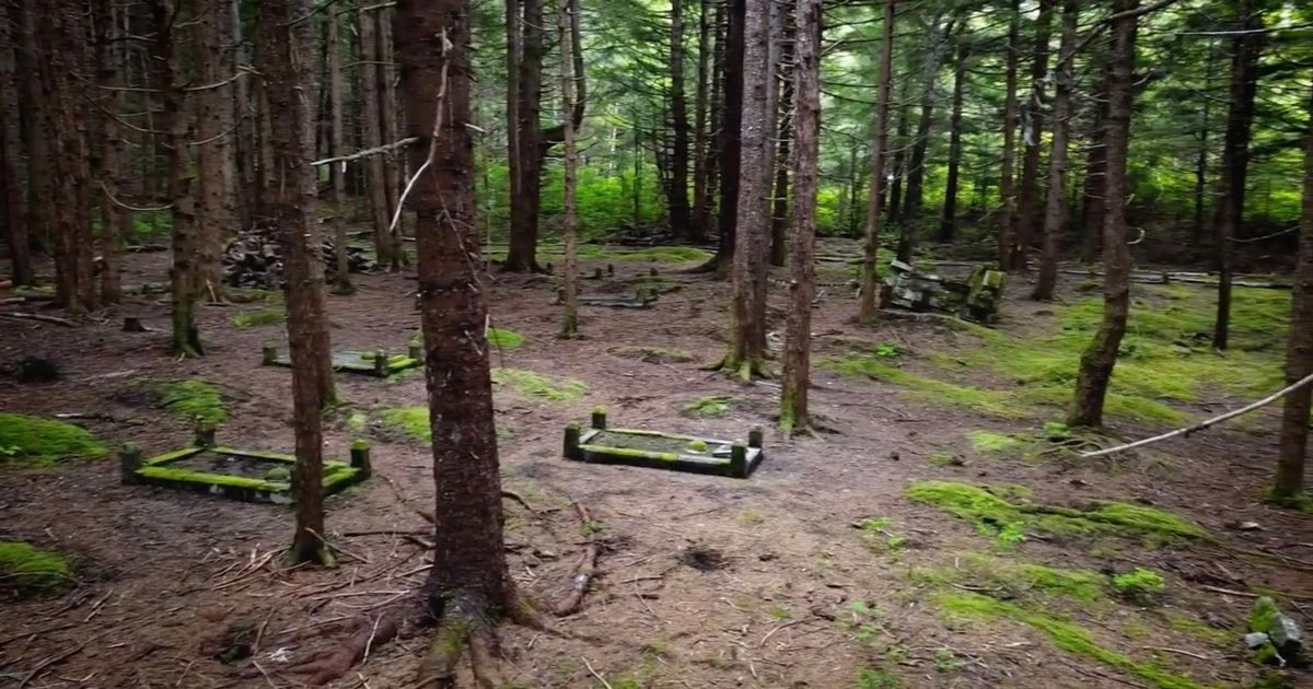Inside spine-chilling forgotten cemetery at the heart of abandoned ghost town