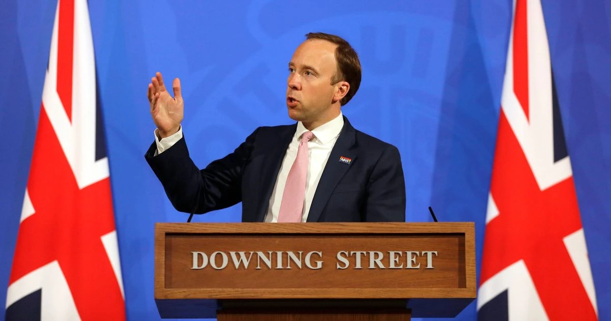 Matt Hancock to give Covid press conference in Downing Street at 5pm today