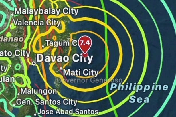 Tsunami warning for Philippines and Indonesia after 7.4-magnitude earthquake