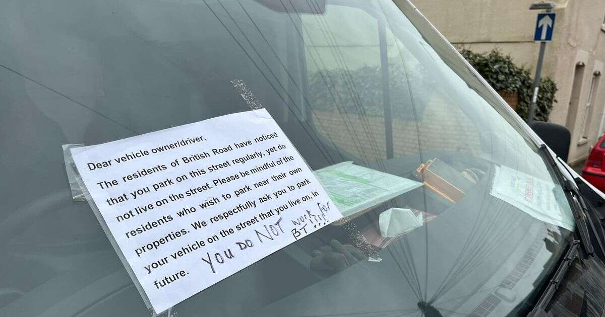 Residents divide opinion by taking 'sinister' revenge on cars parked in their street