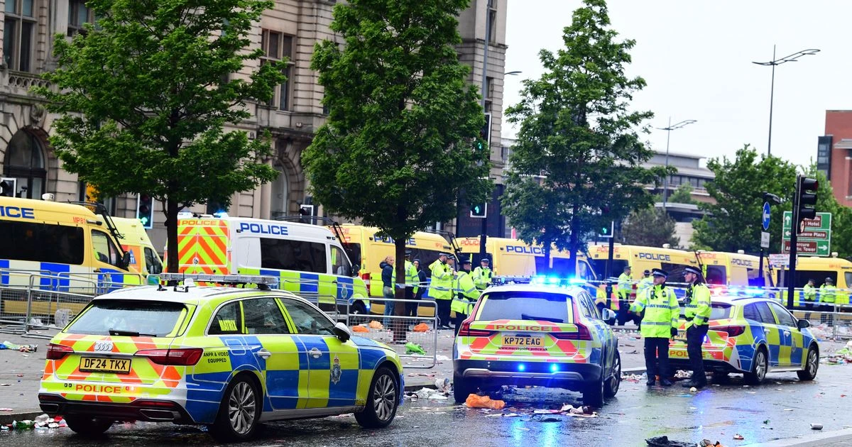 Liverpool parade crash leaves four children injured as one trapped under vehicle