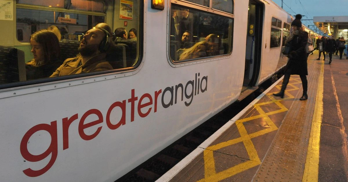 Major rail operator East Anglia gives exact date it will be nationalised by government