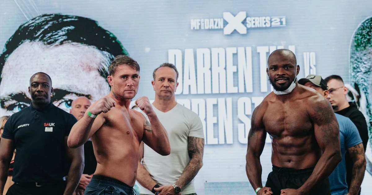 LiveLIVE - Misfits Boxing 21: Results from Till vs Stewart and Mitchell vs Virgo