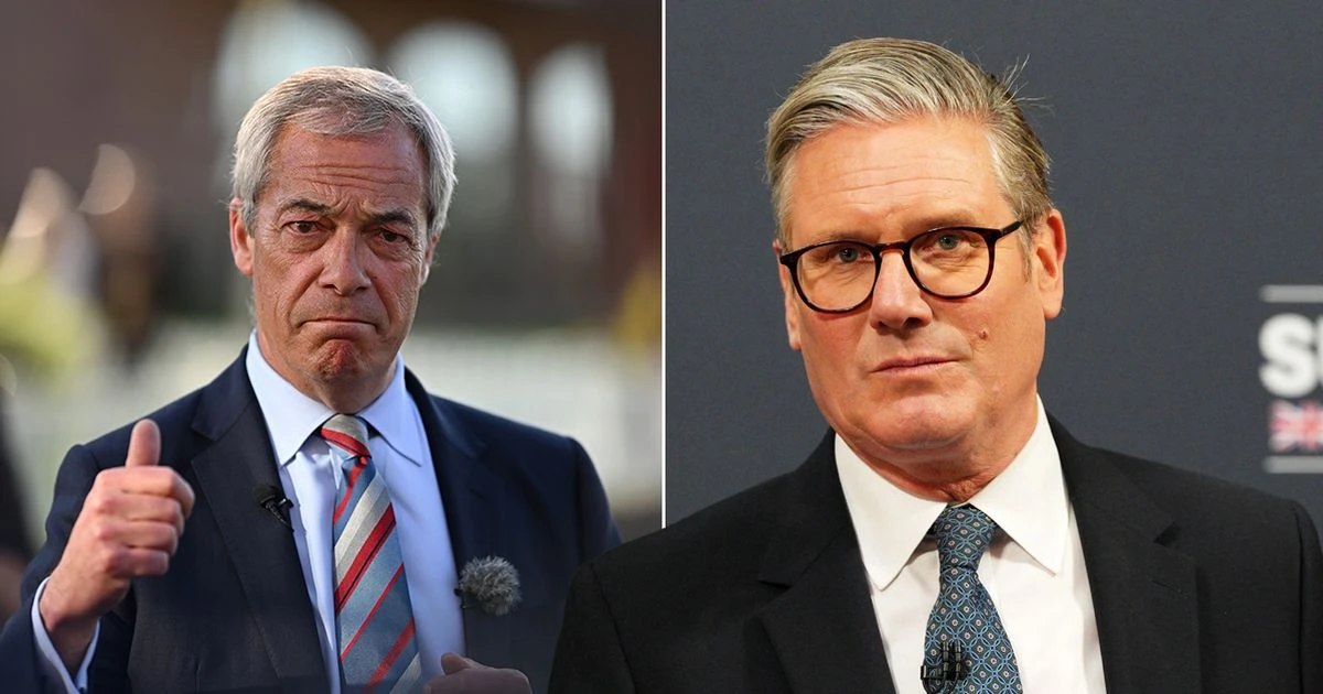 LivePMQs watch live - Keir Starmer to face MPs as Nigel Farage suns himself overseas