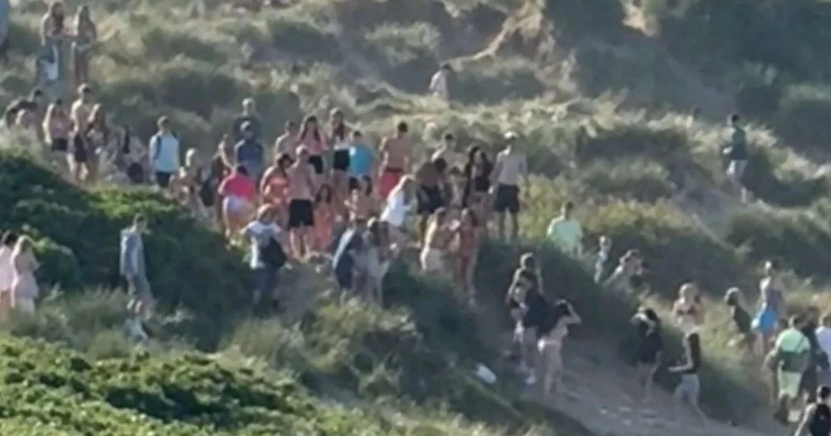 Irvine Beach horror as teenage boy, 16, stabbed to death in sunset party during mass brawl