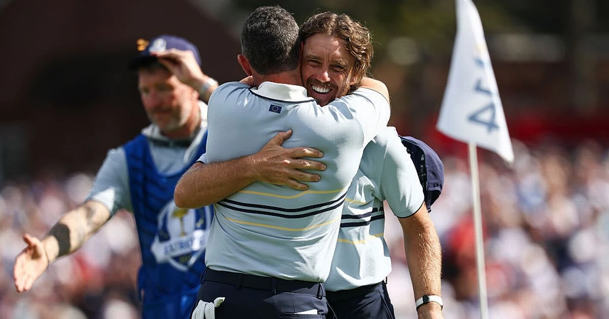 LiveRYDER CUP LIVE: Day two score updates and tee times as Saturday foursomes underway