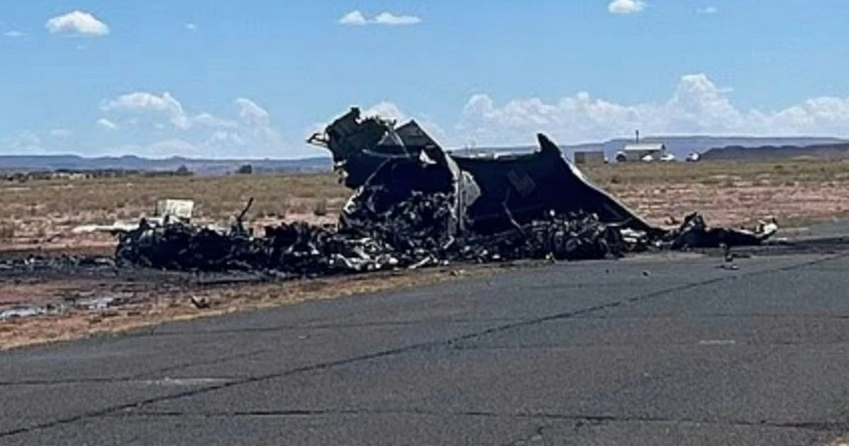 Four dead in Arizona plane crash horror as aircraft erupts into fireball