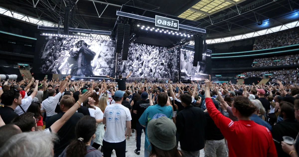 Oasis fan plunges to his death from Wembley stadium at sold-out show
